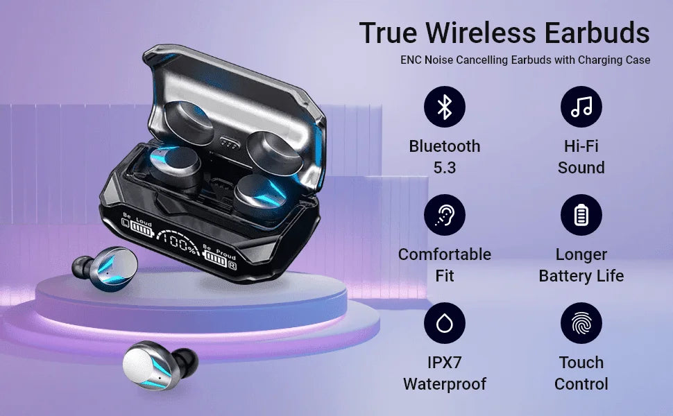 M41 Tws Bt 5.3 Earphones M41 Tws Bt 5.3 Earphones